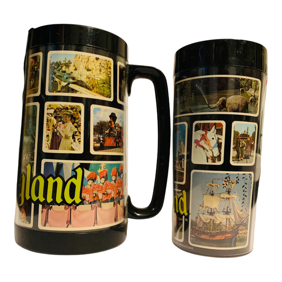 Vintage Disneyland Thermo Serv Lot of 2 Made in the USA Mug/Cup - Picture 4 of 9